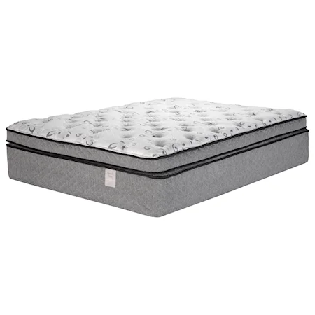 Queen Euro Top Pocketed Coil Mattress and Essential Adjustable Base